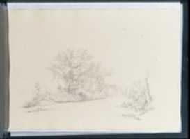 Free download River View [Delaware?] Bordered by Trees (from Sketchbook) free photo or picture to be edited with GIMP online image editor